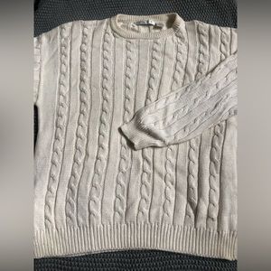 Cable knit sweater